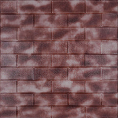 3D Duvar Paneli – Kızıl Duman Efektli Tuğla Desen