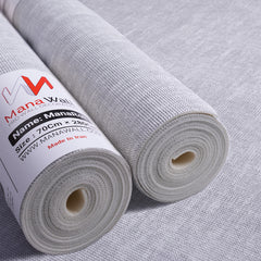 3D Wall Panel – Linen Texture Light Grey Roll - 280x70 cm 