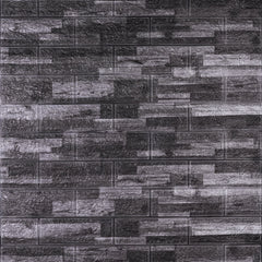 3D Duvar Paneli – Gri Siyah Karışık Taş Desen - 77x70 cm