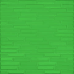 3D Wall Panel - Brick Pattern Green