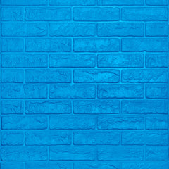 Aqua Brick 3D Duvar Paneli – Mavi - 77x70 cm