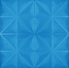 Aqua Diamond 3D Duvar Paneli – Mavi - 70x70 cm