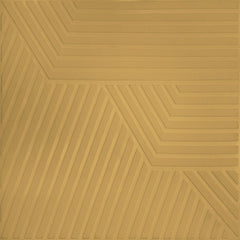 3D Wall Panel – Geometric Line Pattern Gold - 70x70 cm