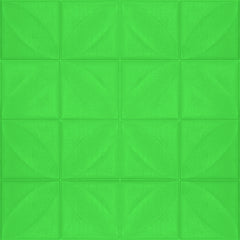 Aqua Leaf 3D Duvar Paneli – Yeşil - 70x70 cm