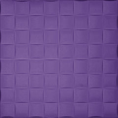 3D Wall Panel – Square Pattern Purple