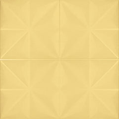 Aqua Diamond 3D Duvar Paneli – Sarı - 70x70 cm