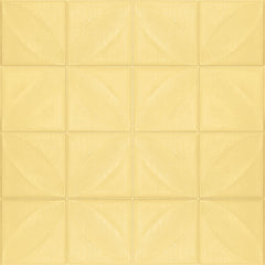 Aqua Leaf 3D Duvar Paneli – Sarı