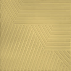 3D Wall Panel – Geometric Line Pattern Cream - 70x70 cm