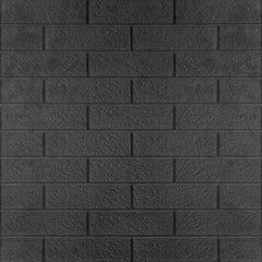 3D Duvar Paneli – Klasik Tuğla Desen Antrasit
