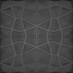3D Wall Panel - Prism Anthracite Geometric