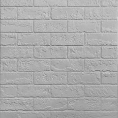 Aqua Brick 3D Duvar Paneli – Gri - 70x70 cm