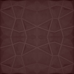3D Wall Panel - Prism Brown Geometric
