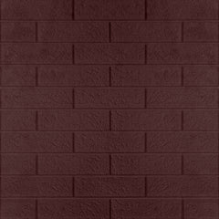 3D Wall Panel – Classic Brick Pattern Brown
