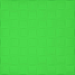3D Wall Panel – Square Pattern Green