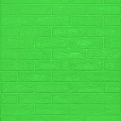 Aqua Brick 3D Duvar Paneli – Yeşil - 77x70 cm