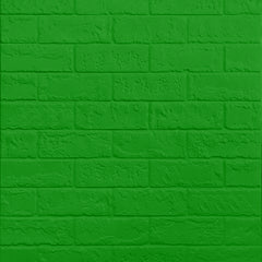 Aqua Brick 3D Duvar Paneli – Yeşil - 70x70 cm