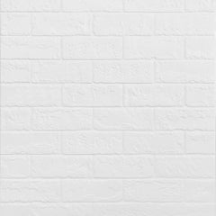 Aqua Brick 3D Duvar Paneli – Beyaz - 70x70 cm