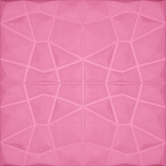 3D Wall Panel - Prism Pink Geometric