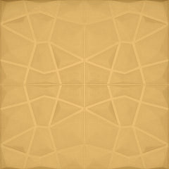 3D Wall Panel - Prism Gold Geometric
