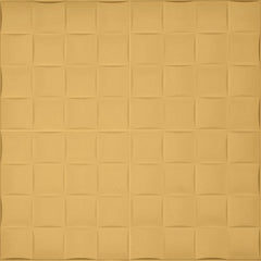 3D Wall Panel – Square Pattern Gold