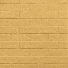 Aqua Brick 3D Duvar Paneli – Altın - 70x70 cm