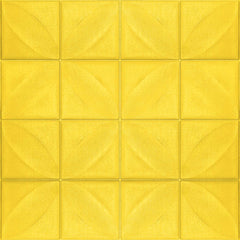 Aqua Leaf 3D Duvar Paneli – Sarı Gold